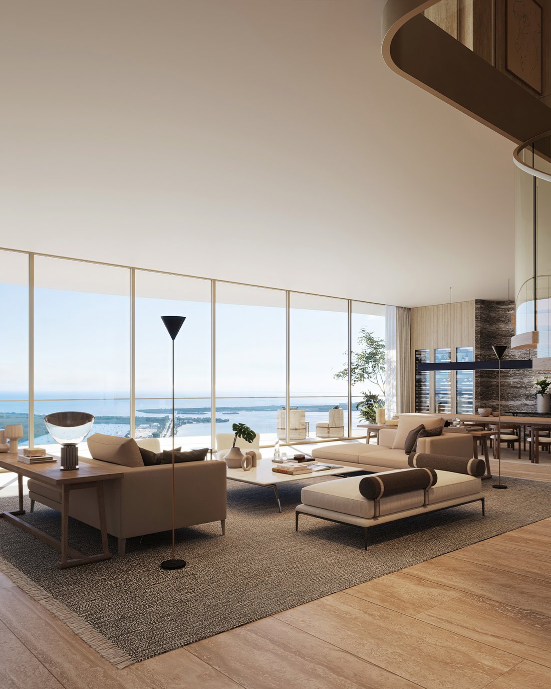 A luxury residence interior
